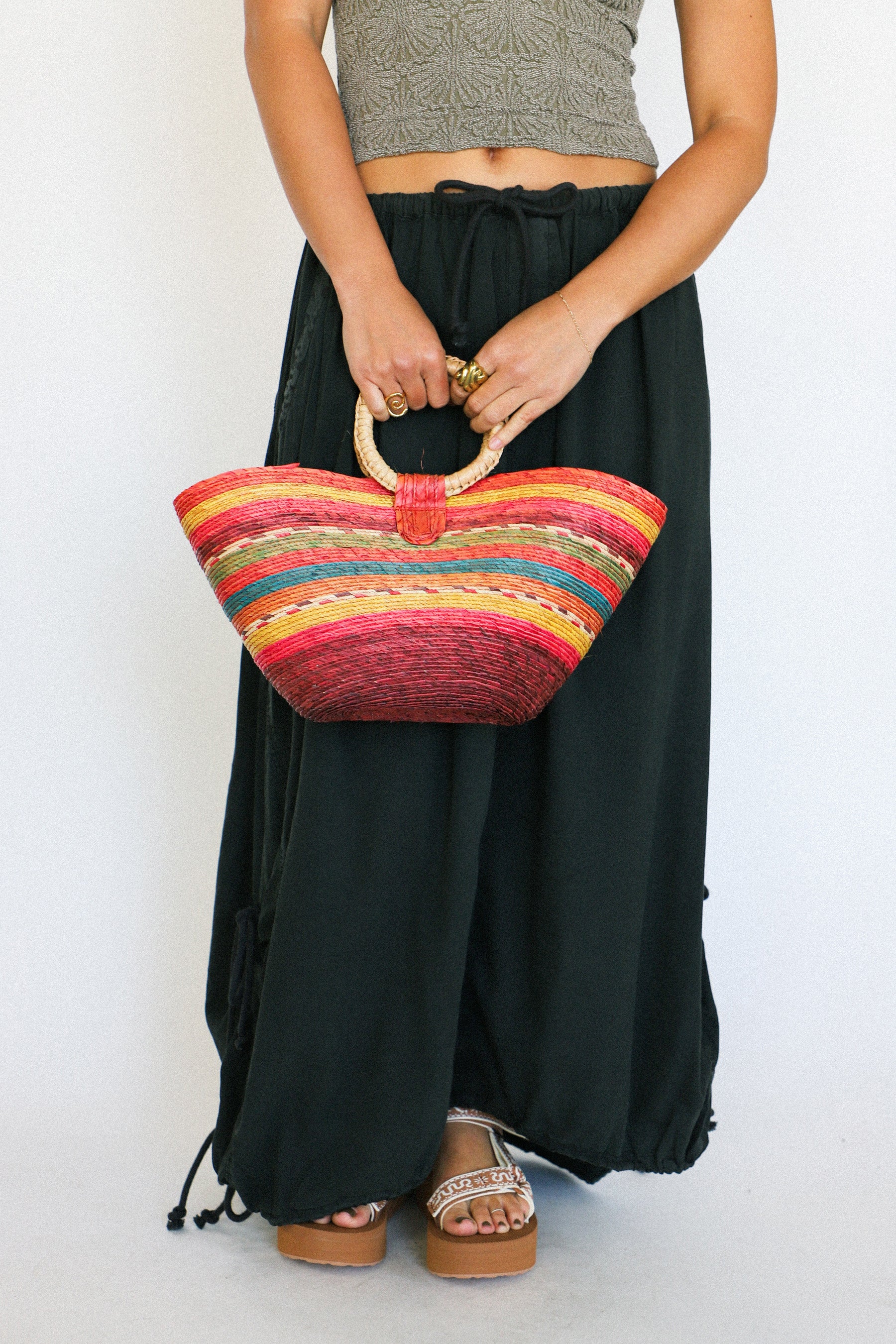 El Faro Straw Tote