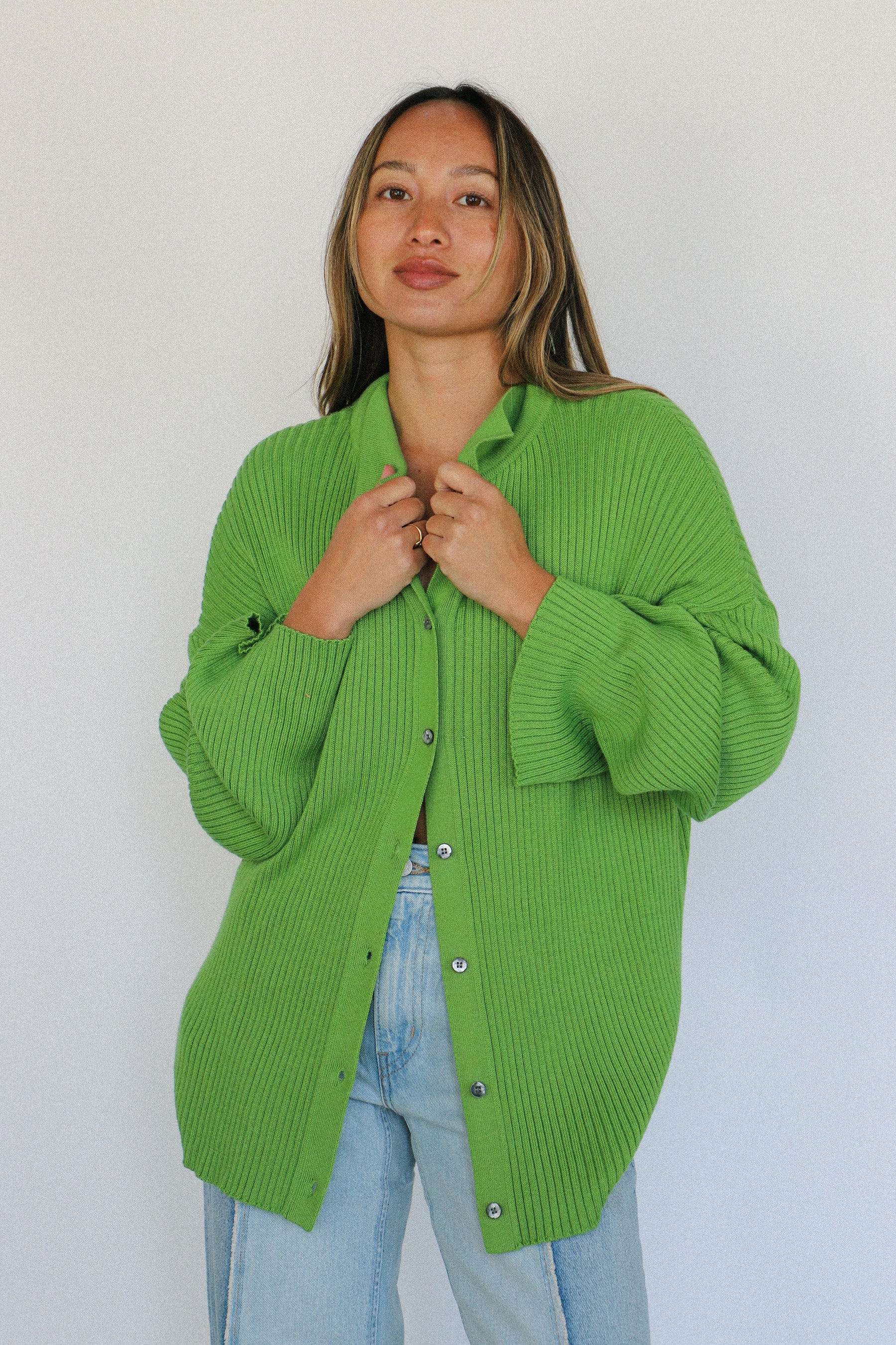 Green Millie Cardigan