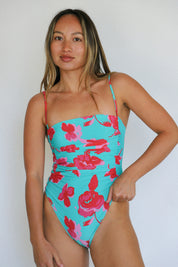 Inferna Floral Scrunched One Piece