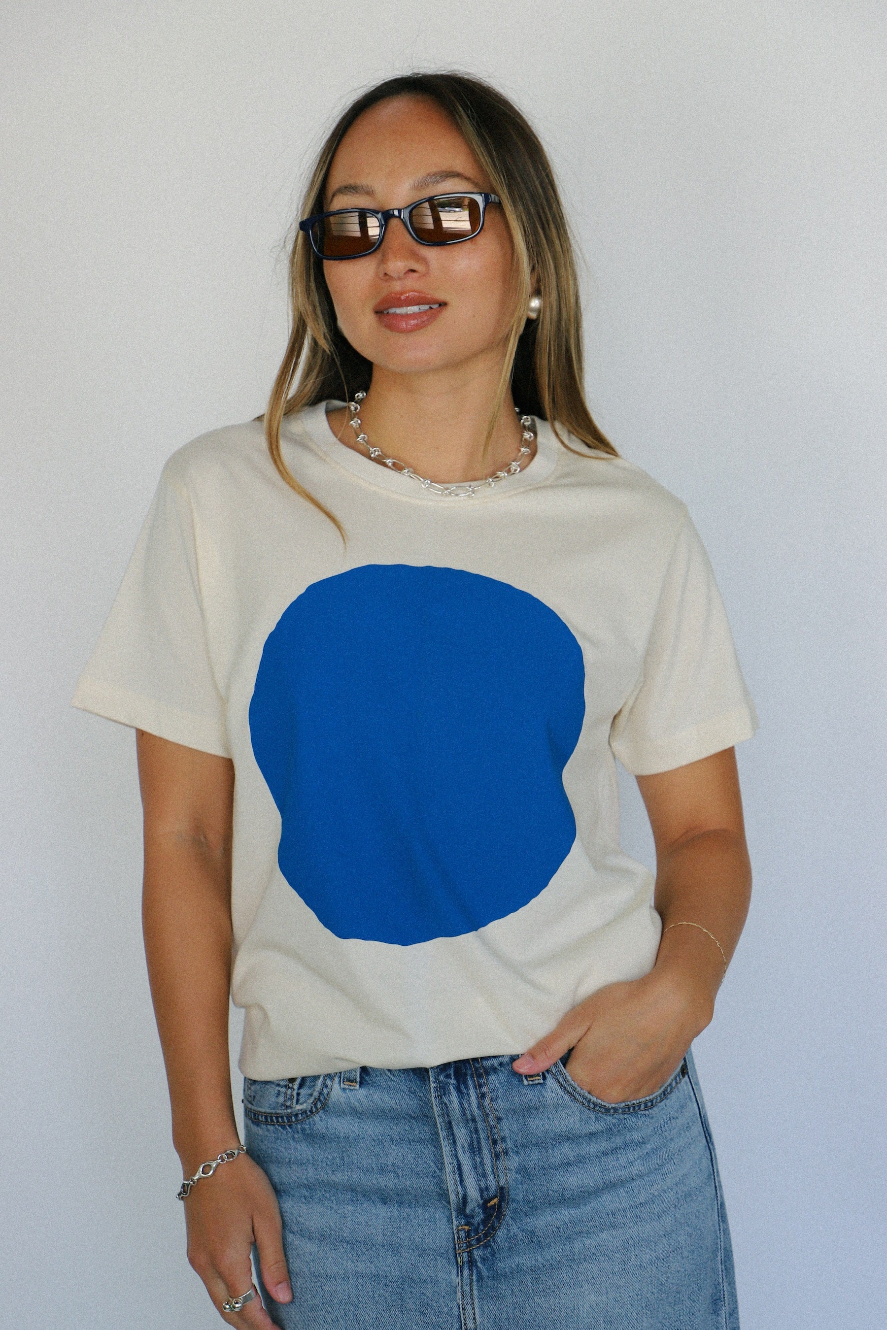 Cobalt Circle Tee