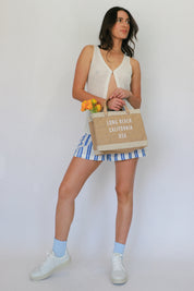 Long Beach / California Petite Market Bag