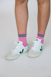 Rose Pink Girlfriend Socks