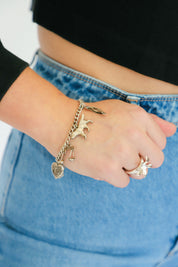 Silver Charm Bracelet