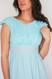 Light Blue Slip Dress