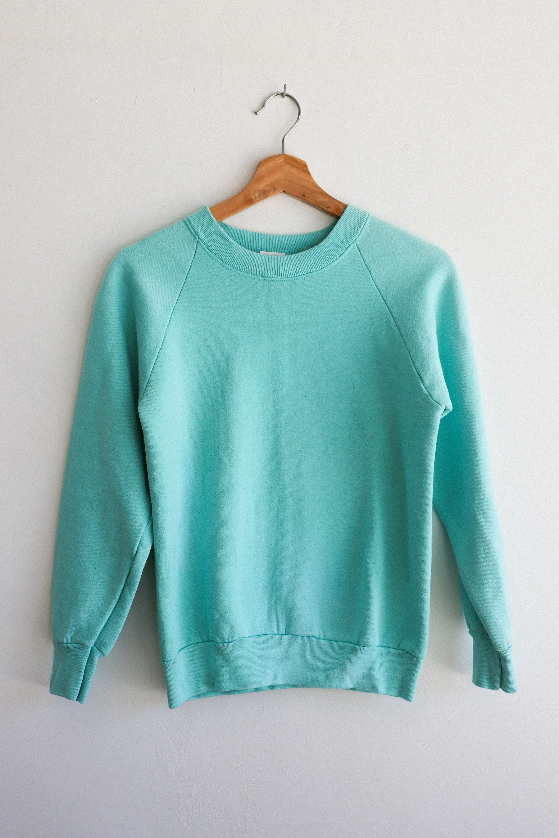 Turquoise Fruit Of The Loom Sweatshirt