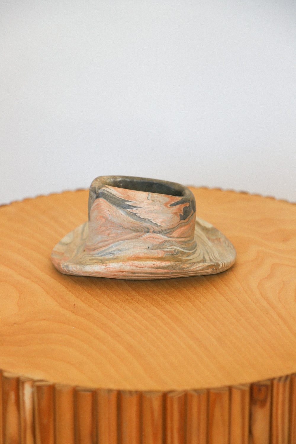 Swirl Ceramic Cowboy Hat