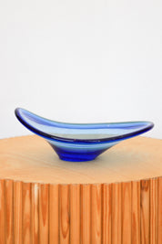 Blue Modern Glass Bowl