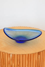 Blue Modern Glass Bowl