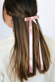 Pink Bow Clip