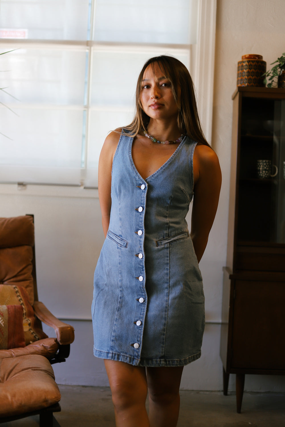 Vintage Blue Dallas Dress