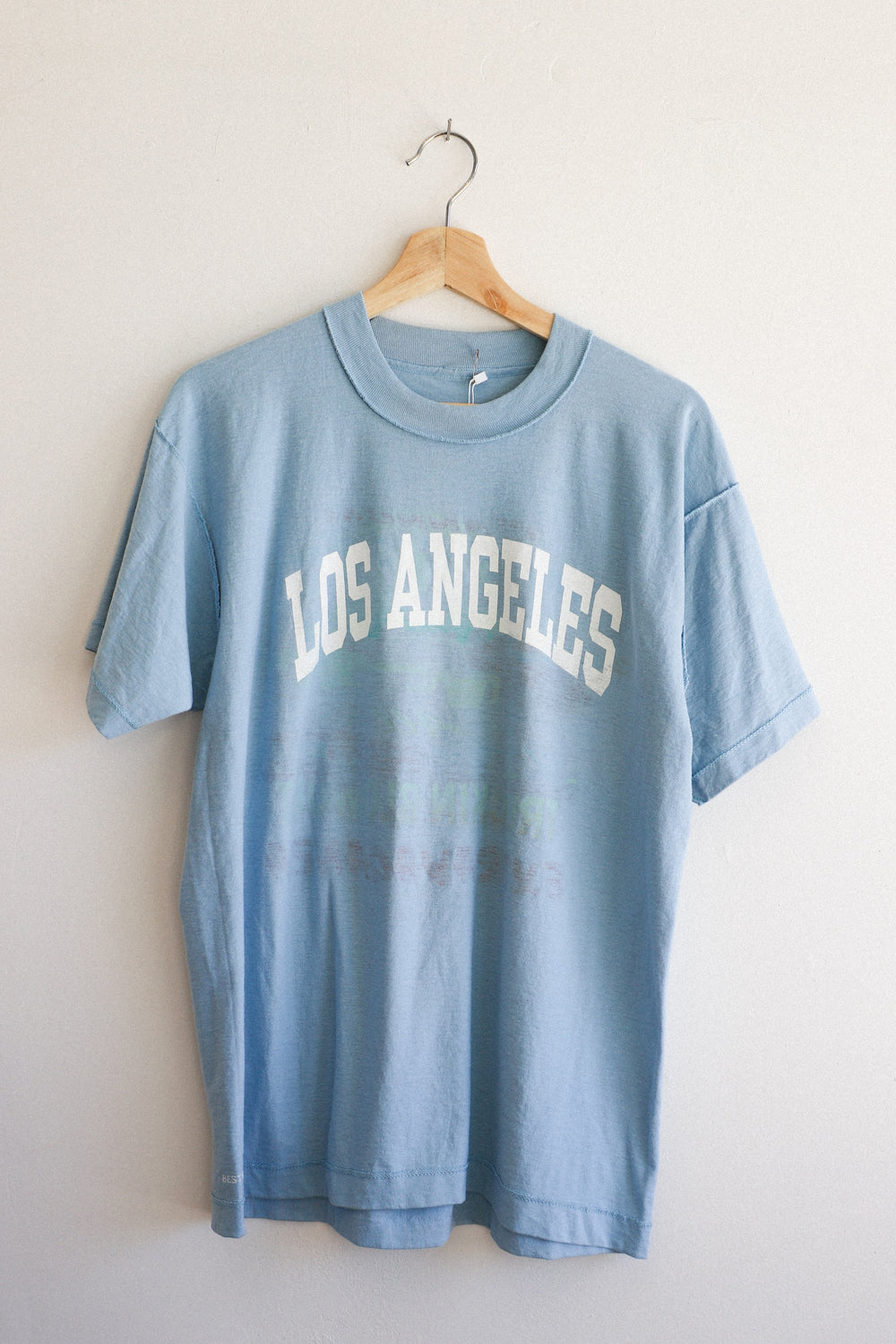 X Prism Light Blue LA Varsity Tee 001