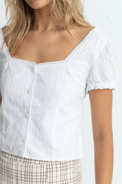 White Sadie Top