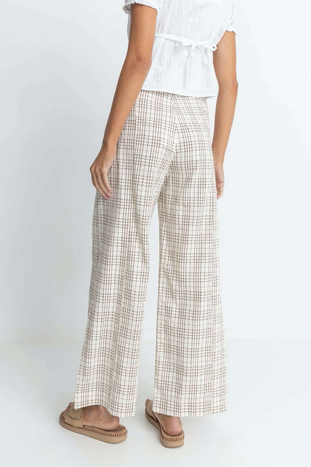 Natural Check Rumi Pant