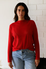 Bright Rouge Addison Long Sleeve