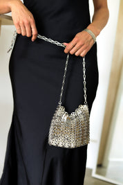 Silver Chain Gwen Bag