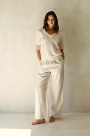 Natural Linen Christal Set