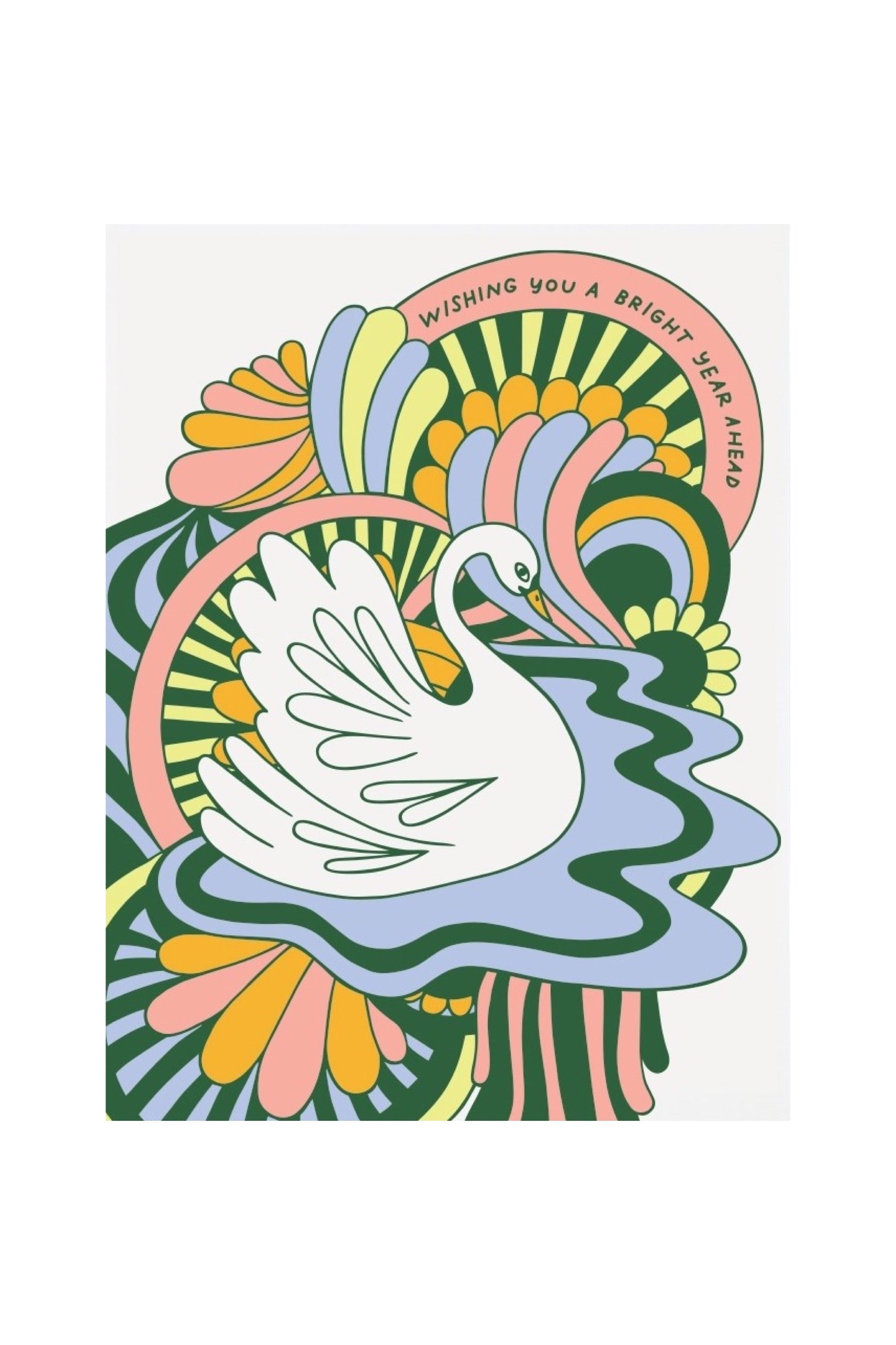 Bright Year Swan Card