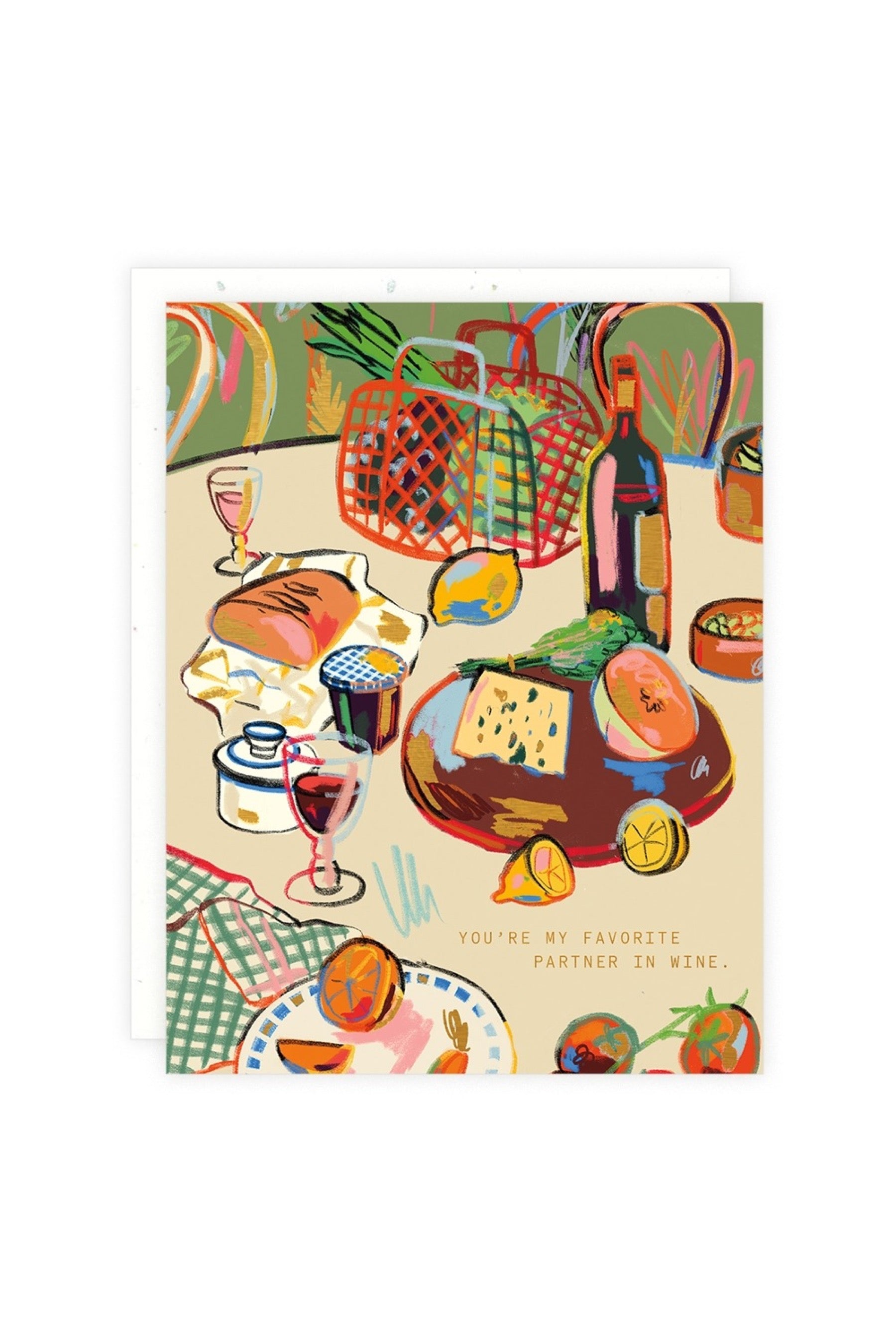 Partner In Wine Card