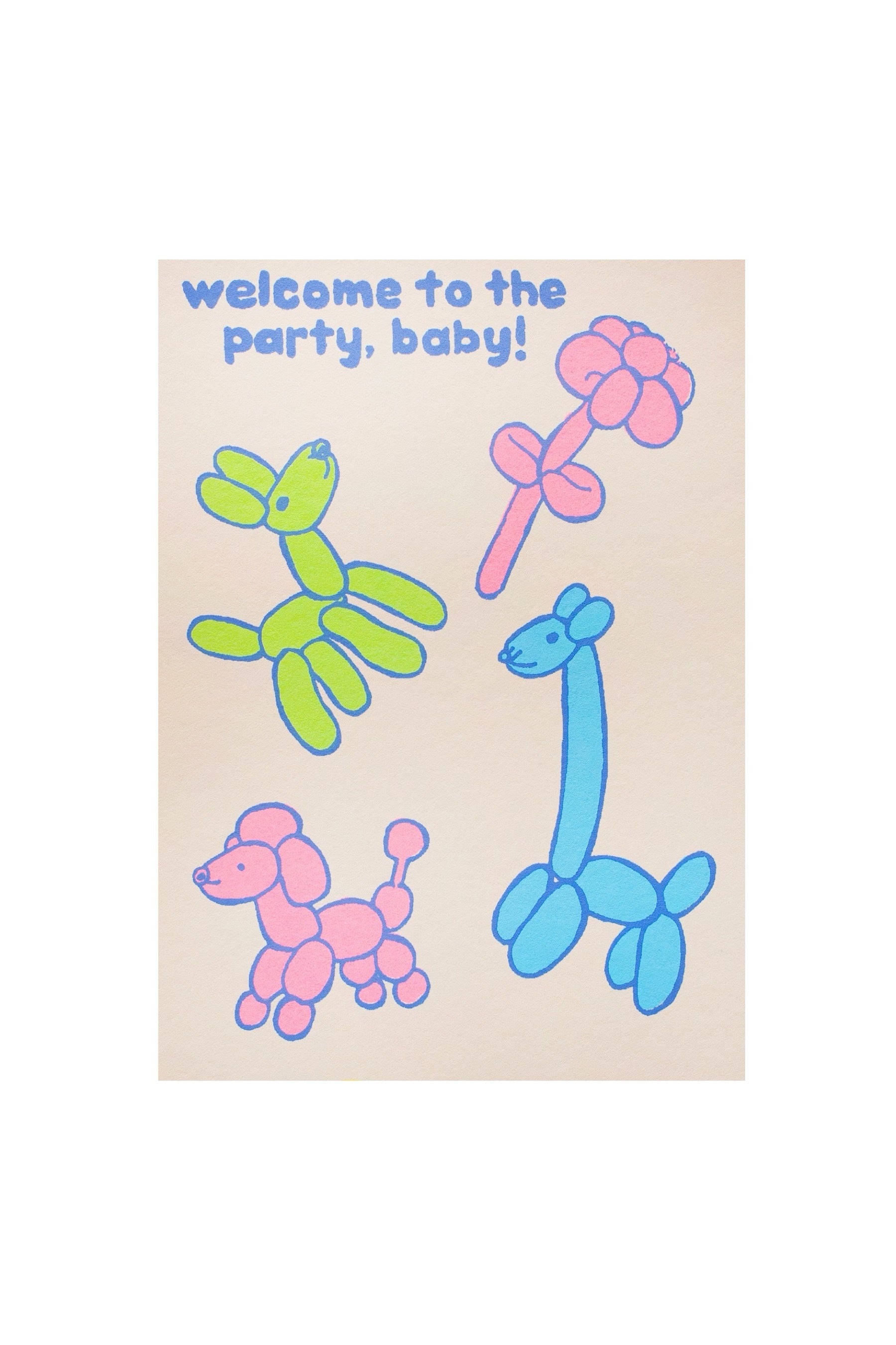 Welcome To The Party Card