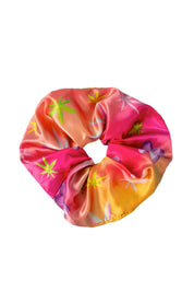 Hot Blossom Scrunchie