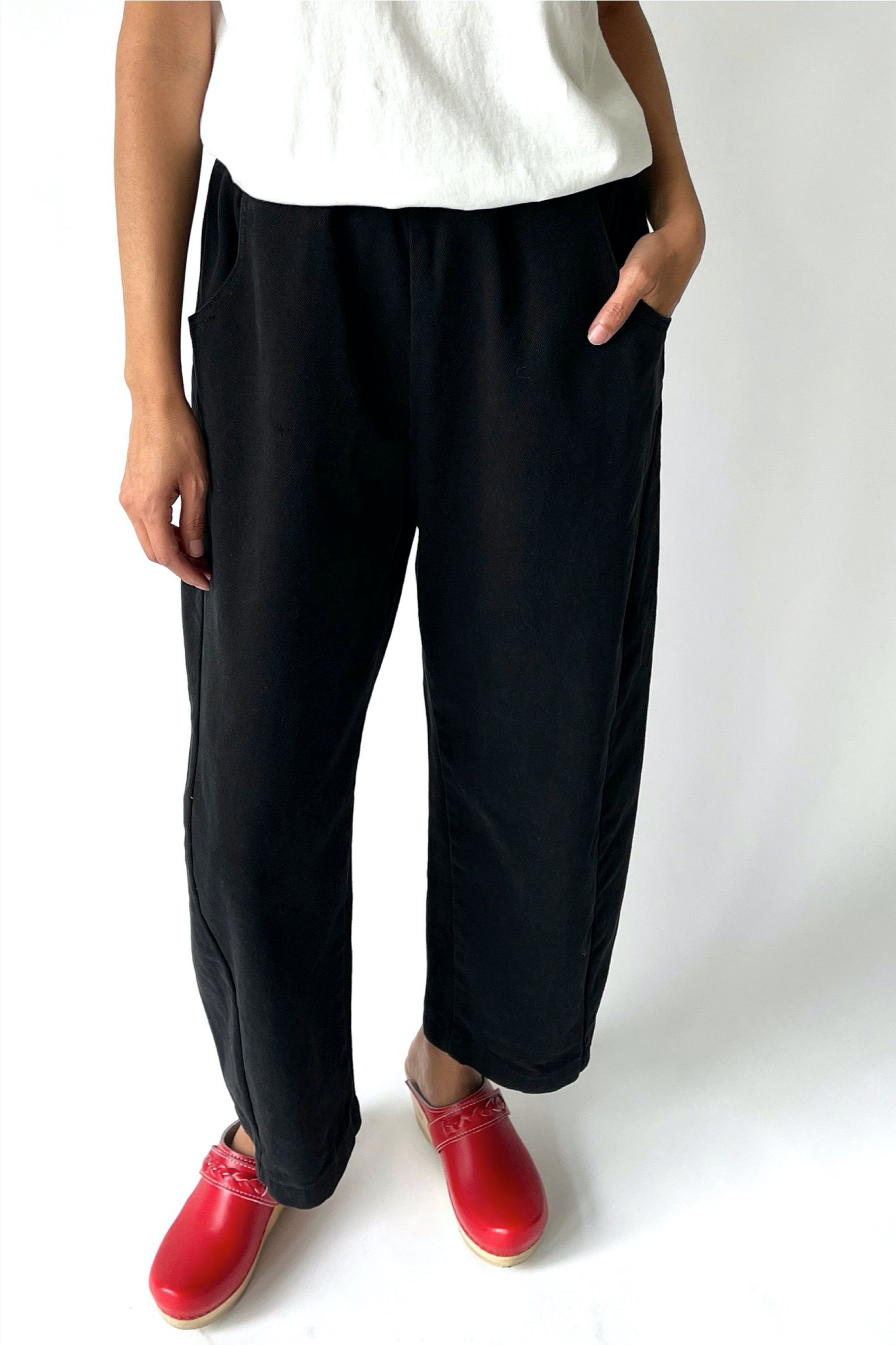 Black Canvas Arc Pant