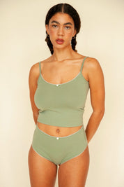 Sage Scoop Back Cami