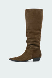 Brown Suede Cassie Boot