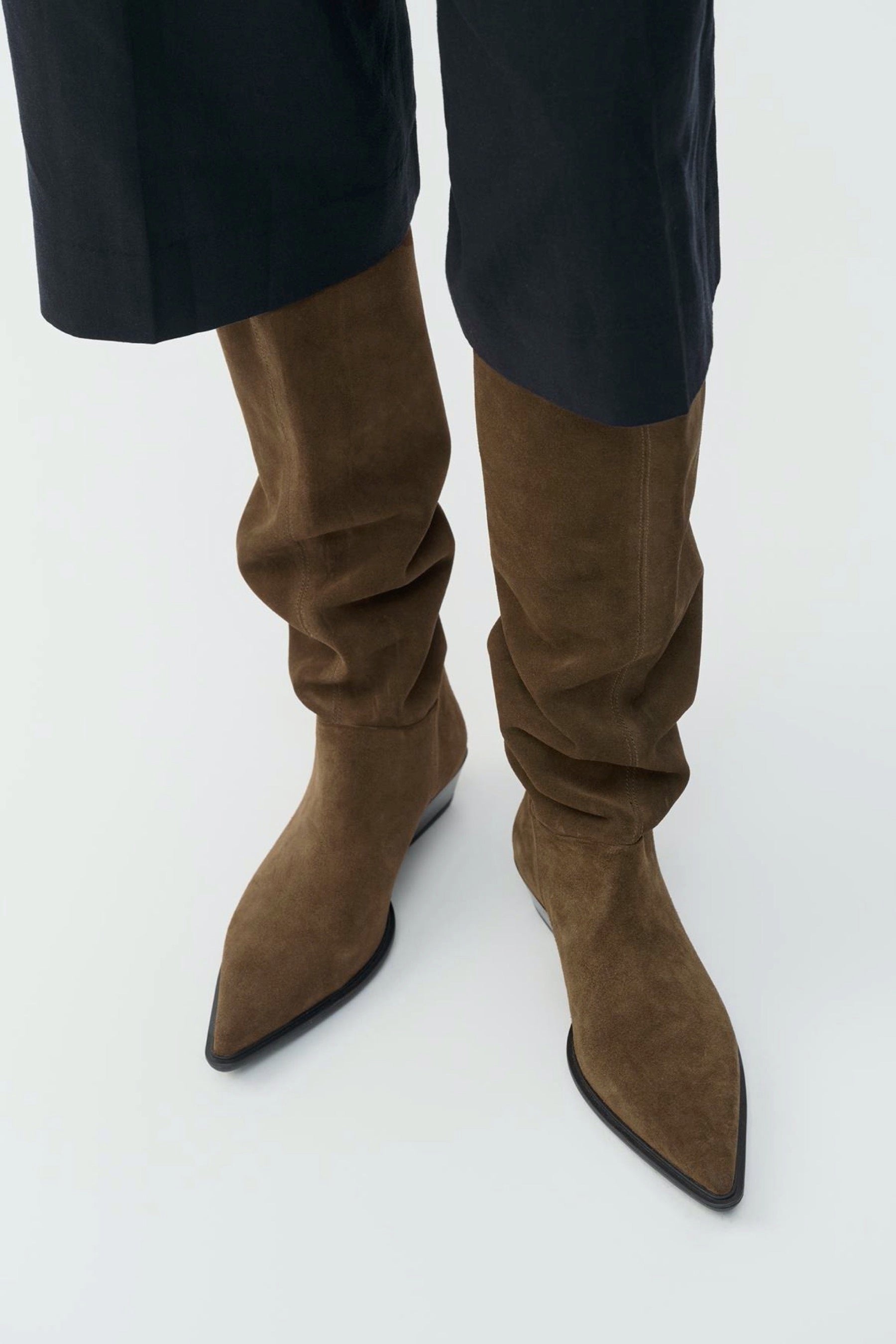 Brown Suede Cassie Boot