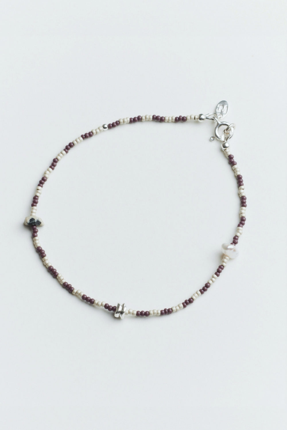 Purple June Anklet