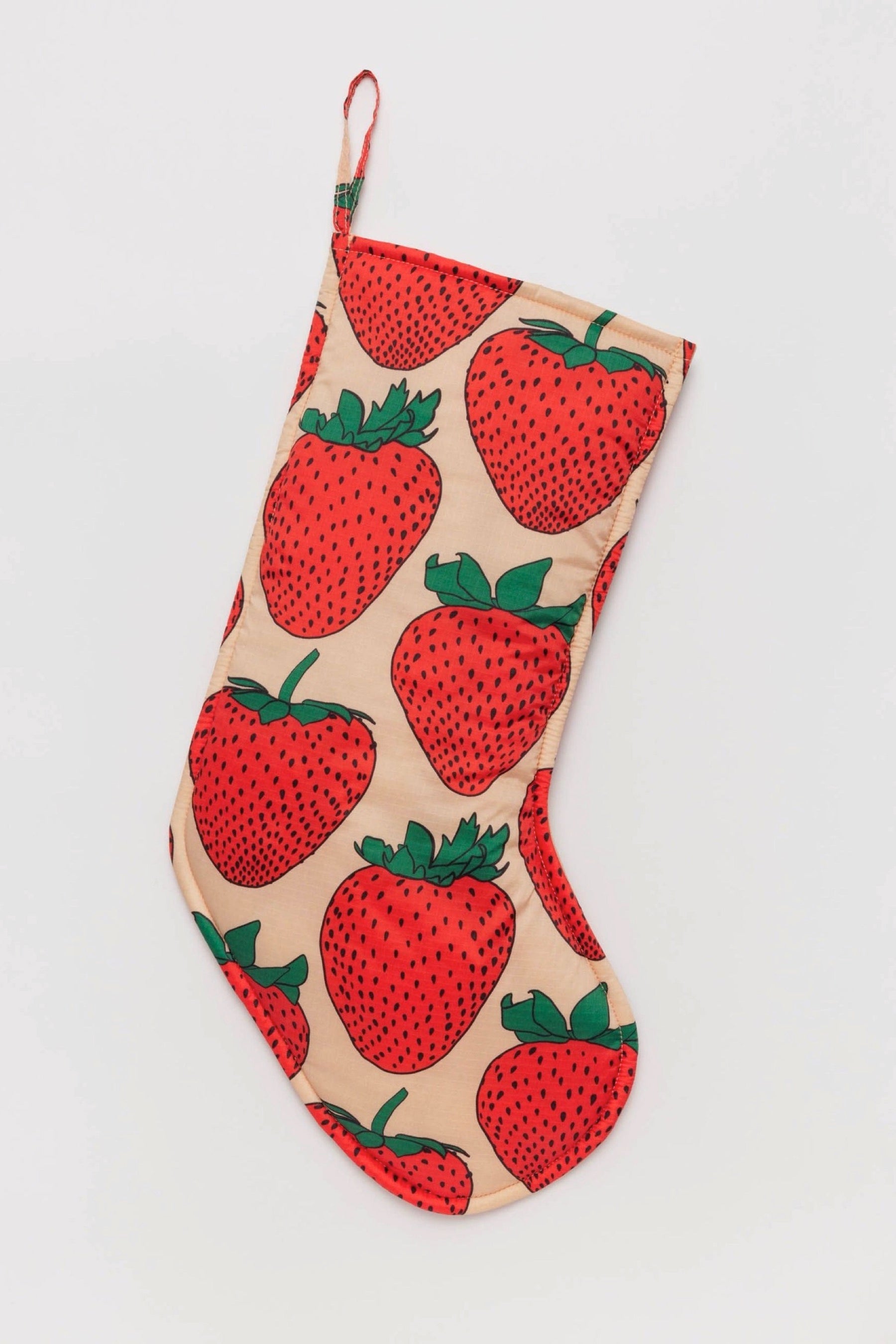 Strawberry Holiday Stocking