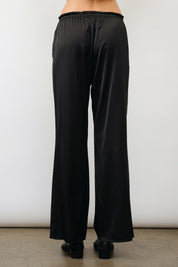 Black Silky Della Pant