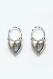 Silver Heart Earrings