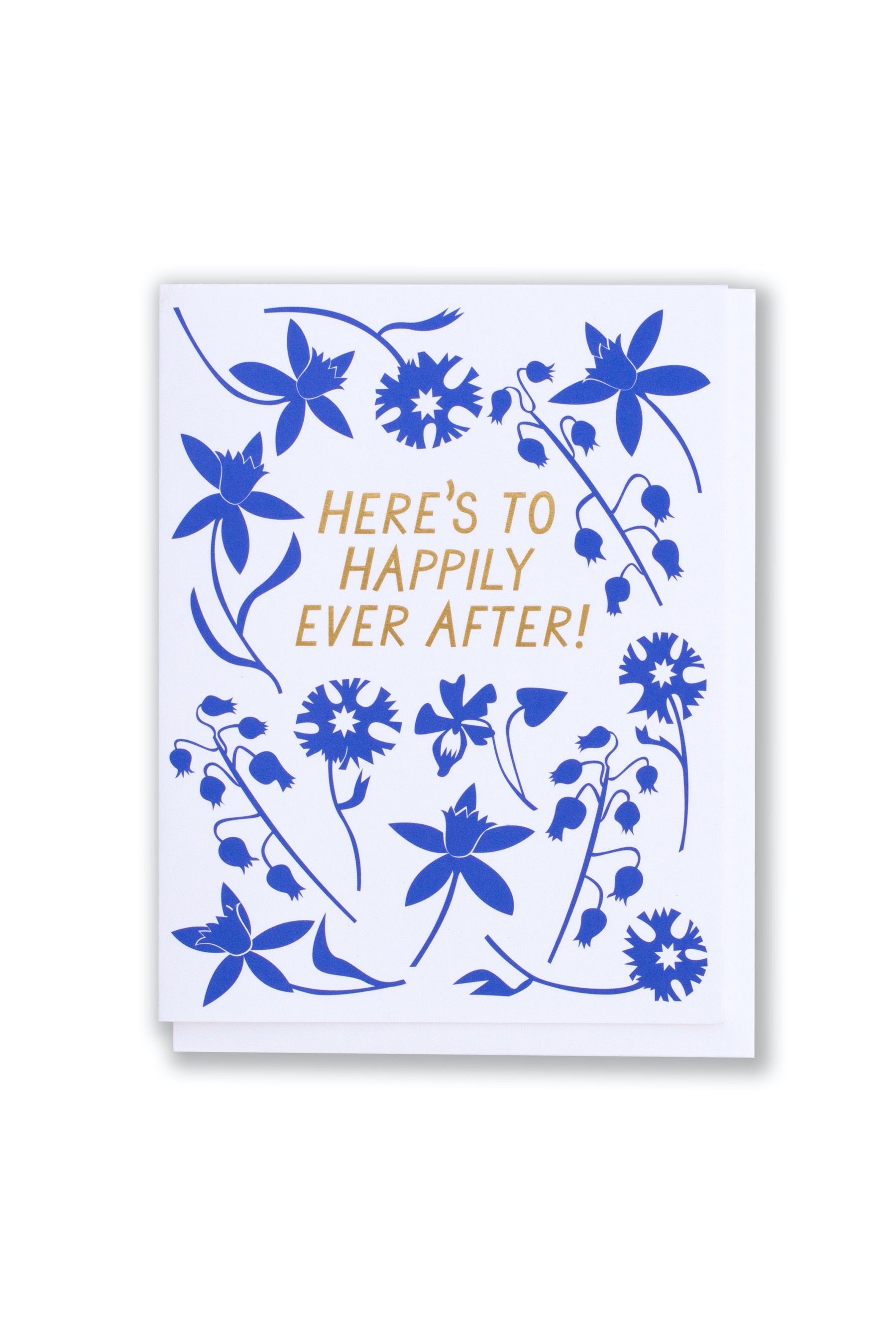 Happily Ever After Floral Card