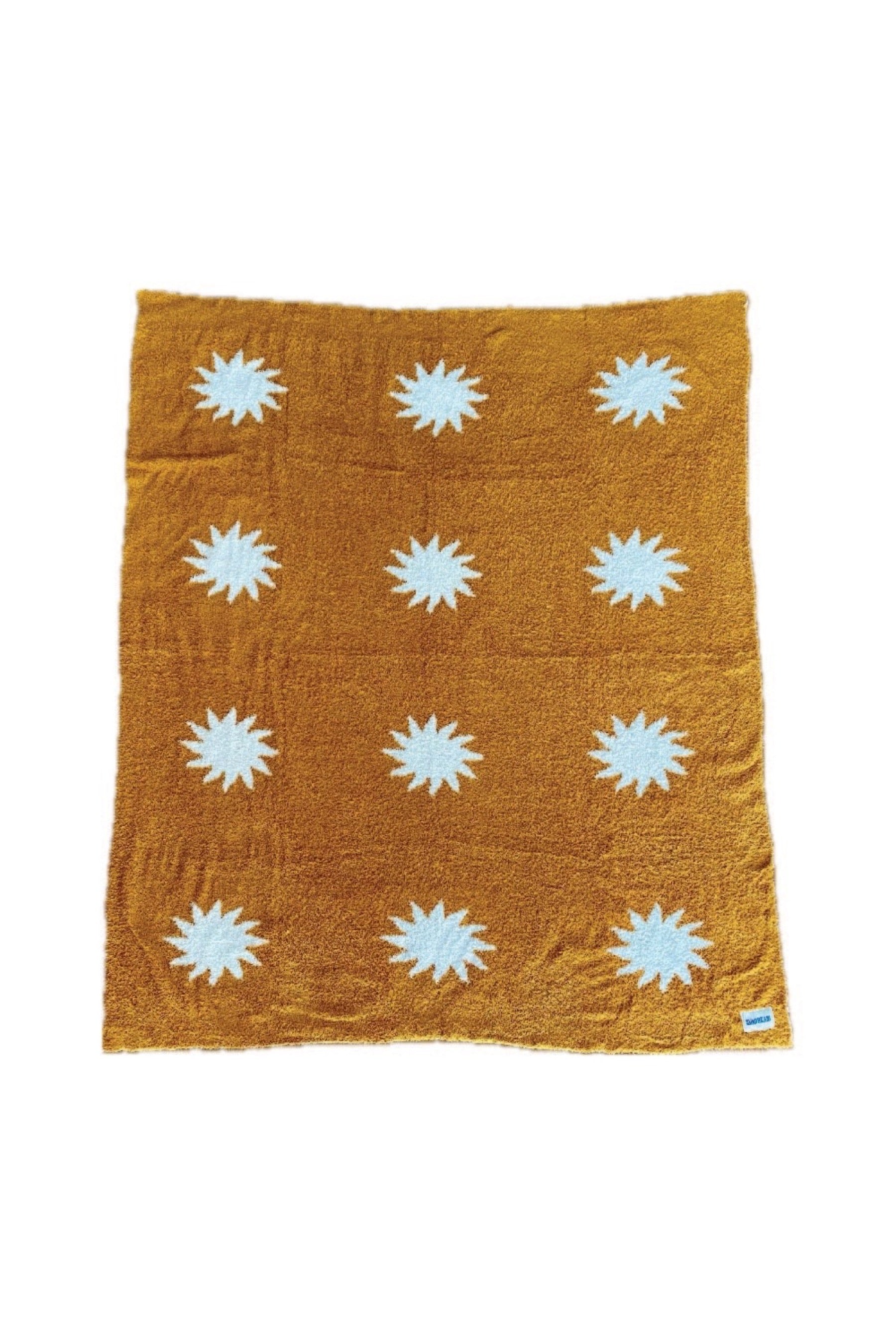 Buckhorn Brown Sun Plush Throw