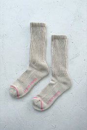 Oatmeal Ballet Socks