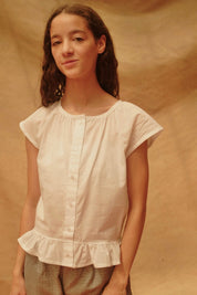 White Button Tank