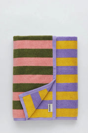 Sunset Quilt Stripe Bath Towel