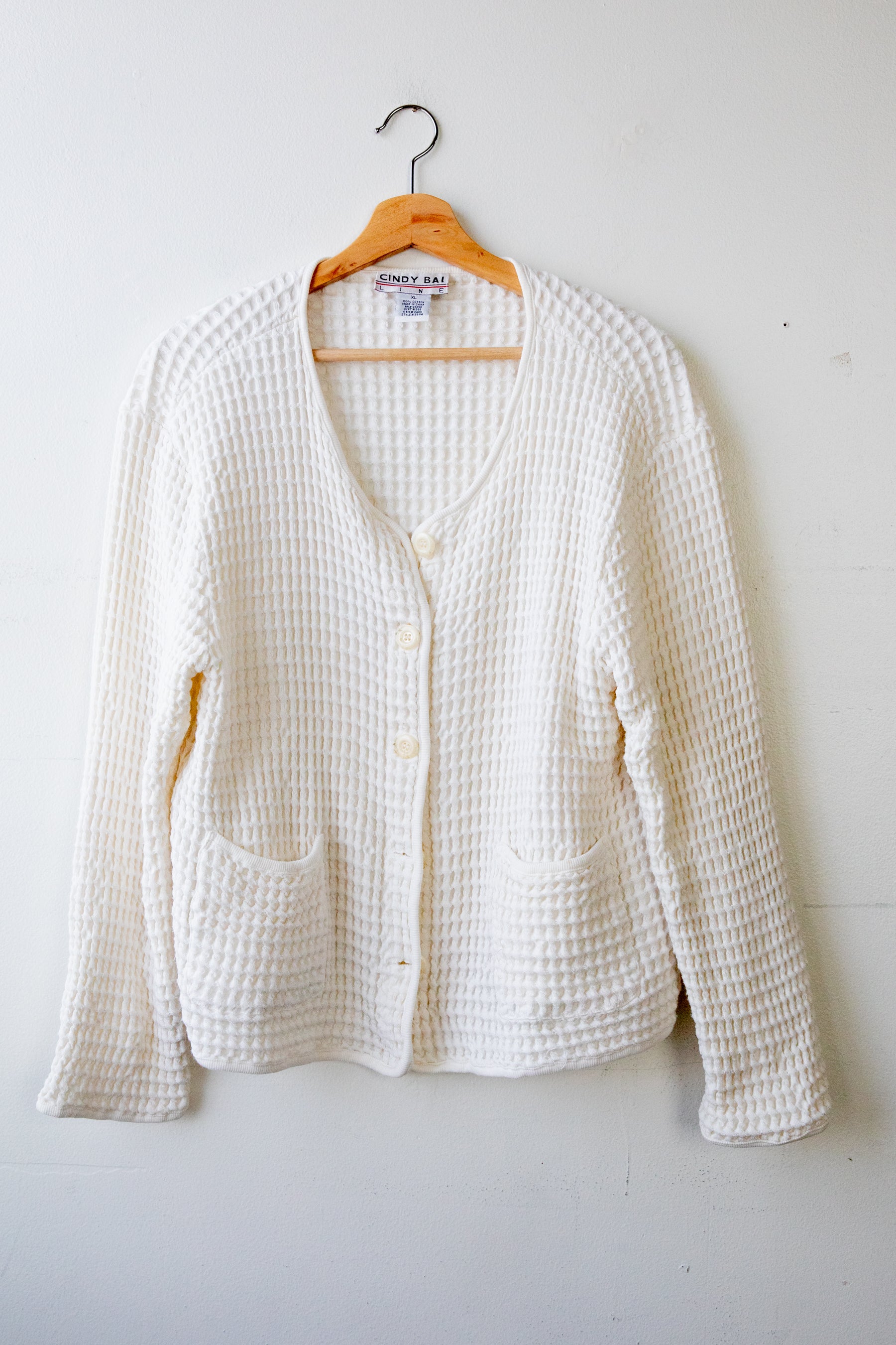 White Waffle Jacket