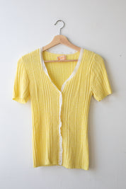 Knit Yellow Top