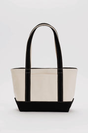 Small Black Heavyweight Canvas Tote