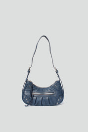 Blue Eliana Baguette Bag