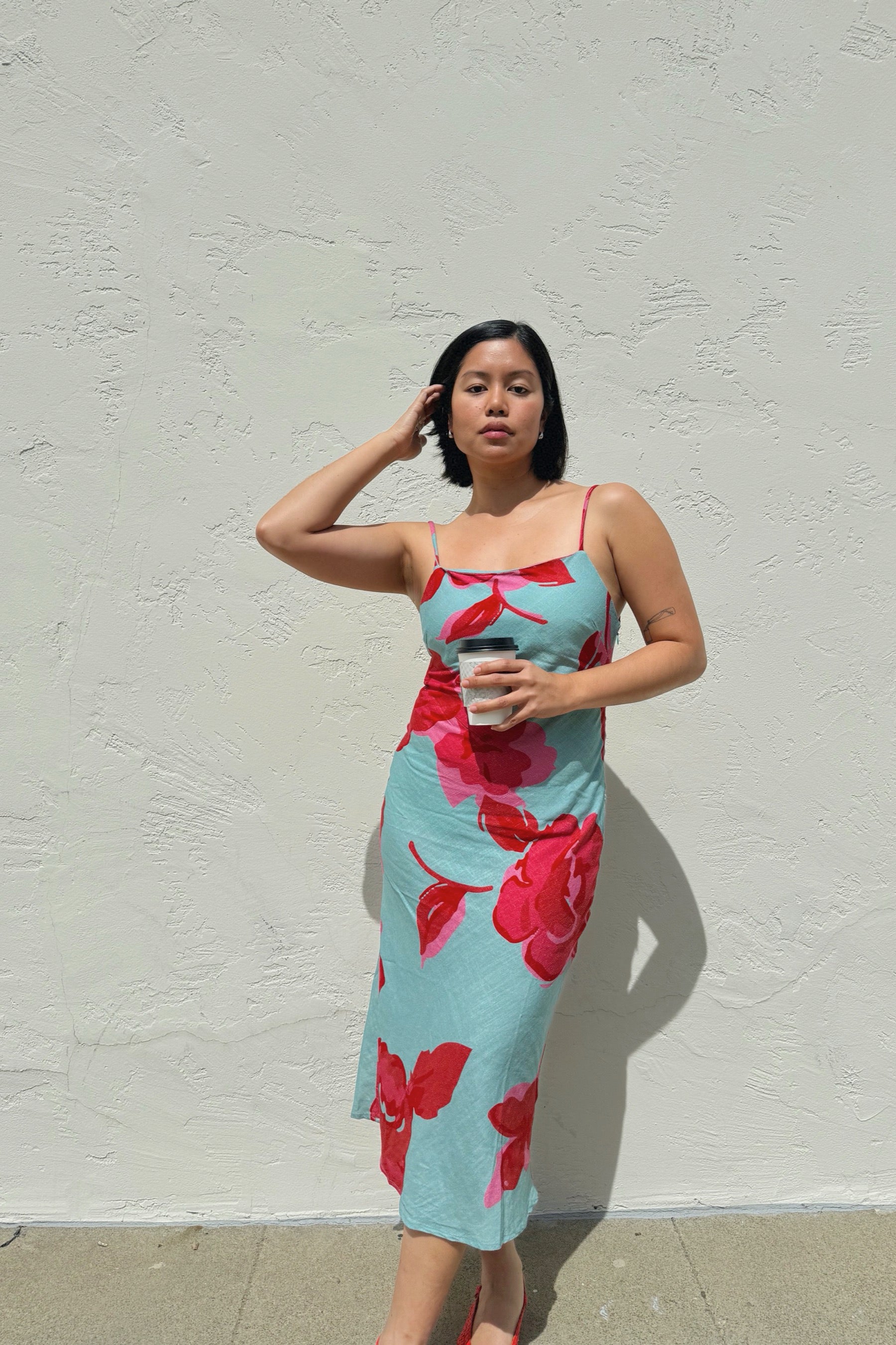 Inferna Floral Midi Dress