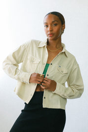 Rainy Day Cord Boxy Overshirt