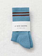 Powder Blue Boyfriend Socks