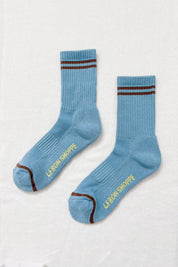 Powder Blue Boyfriend Socks