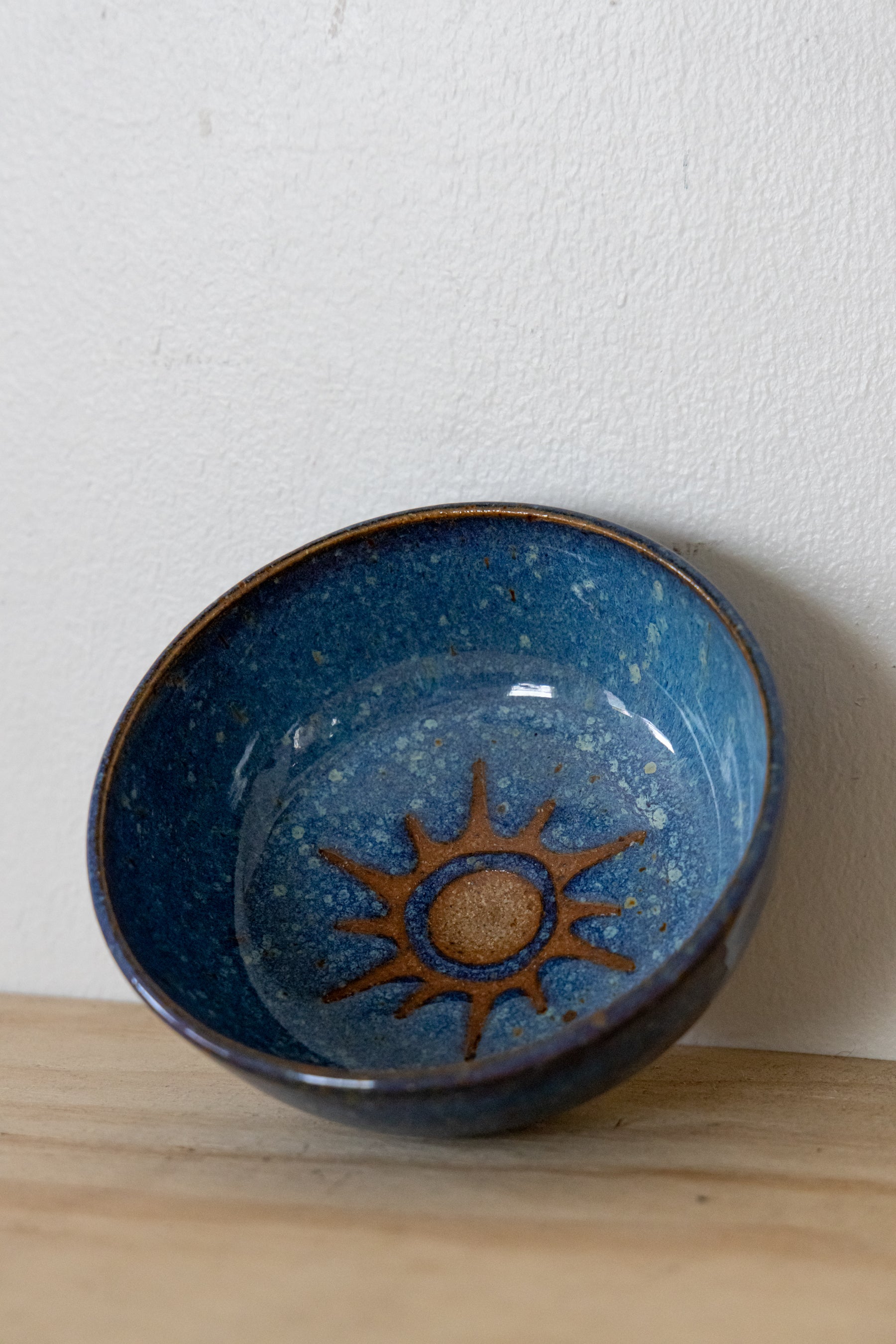 Small Blue Sun Bowl