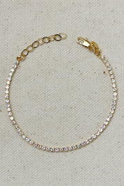 Gold Tennis Bracelet