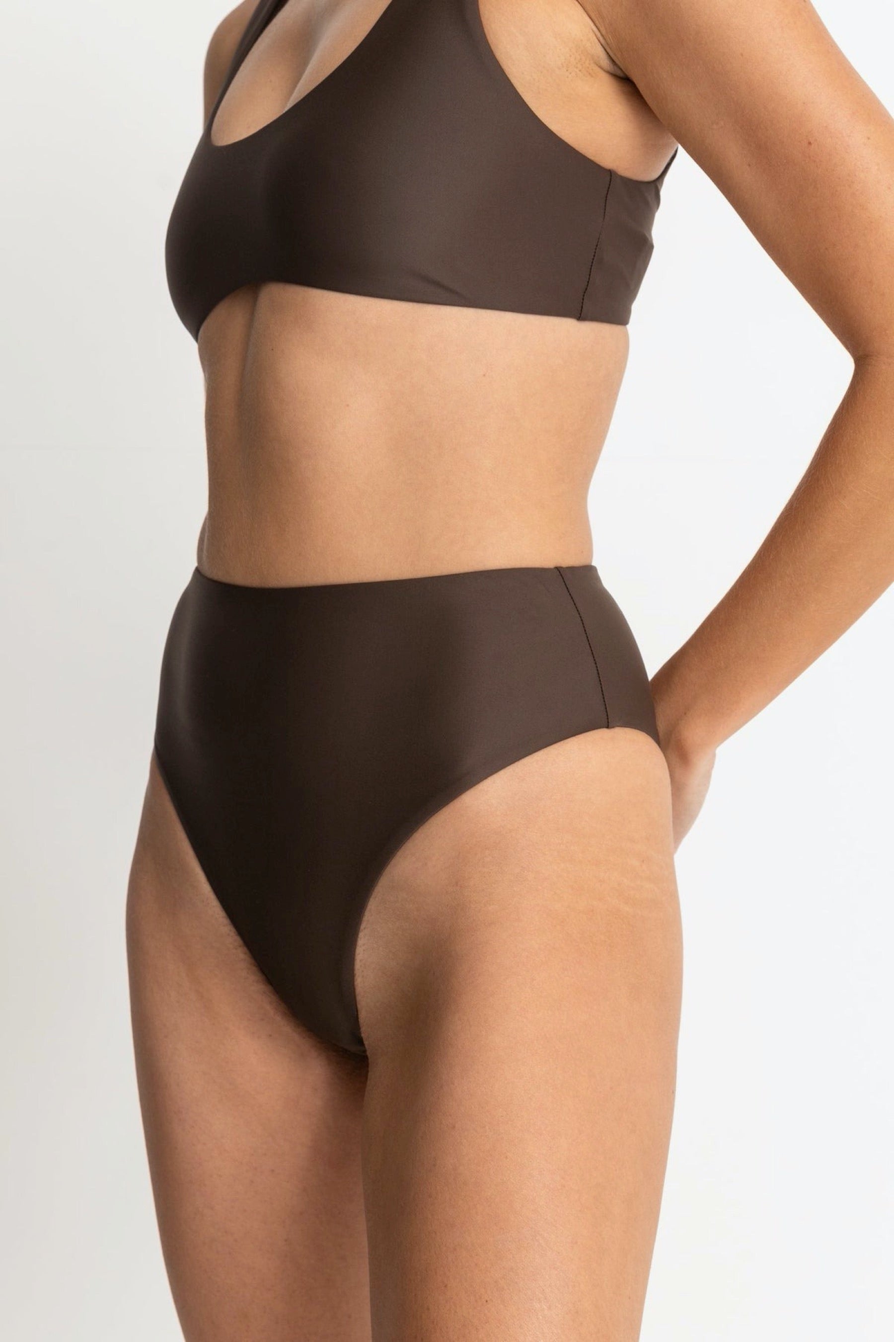 Chocolate Classic Hi Waist Bottom