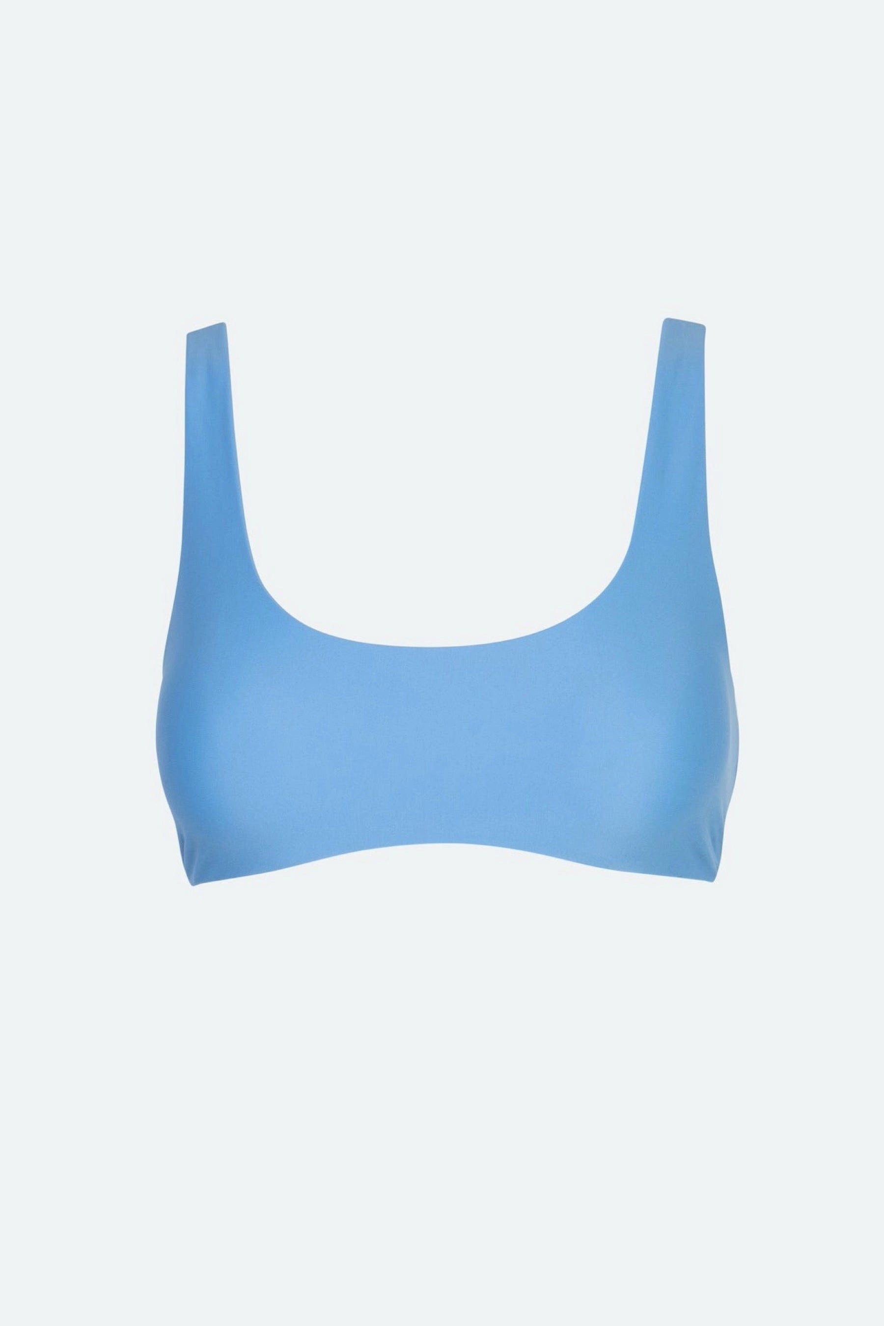 Blue Classic Crop Top