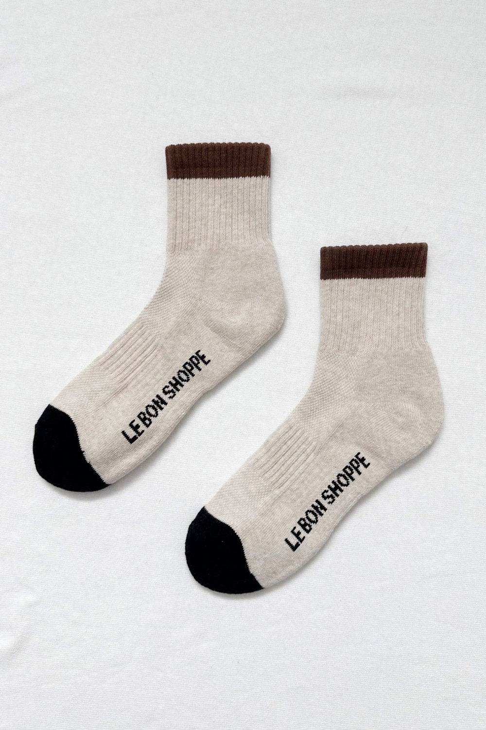 Black Coffee Color Block Girlfriend Socks